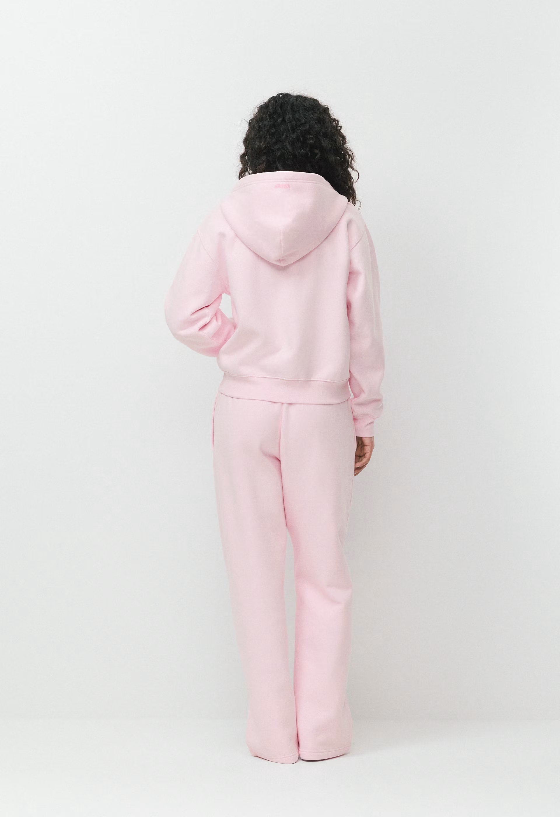 Cozy Sweatfleece Perfect Zip Hoodie - MAGNOLIA