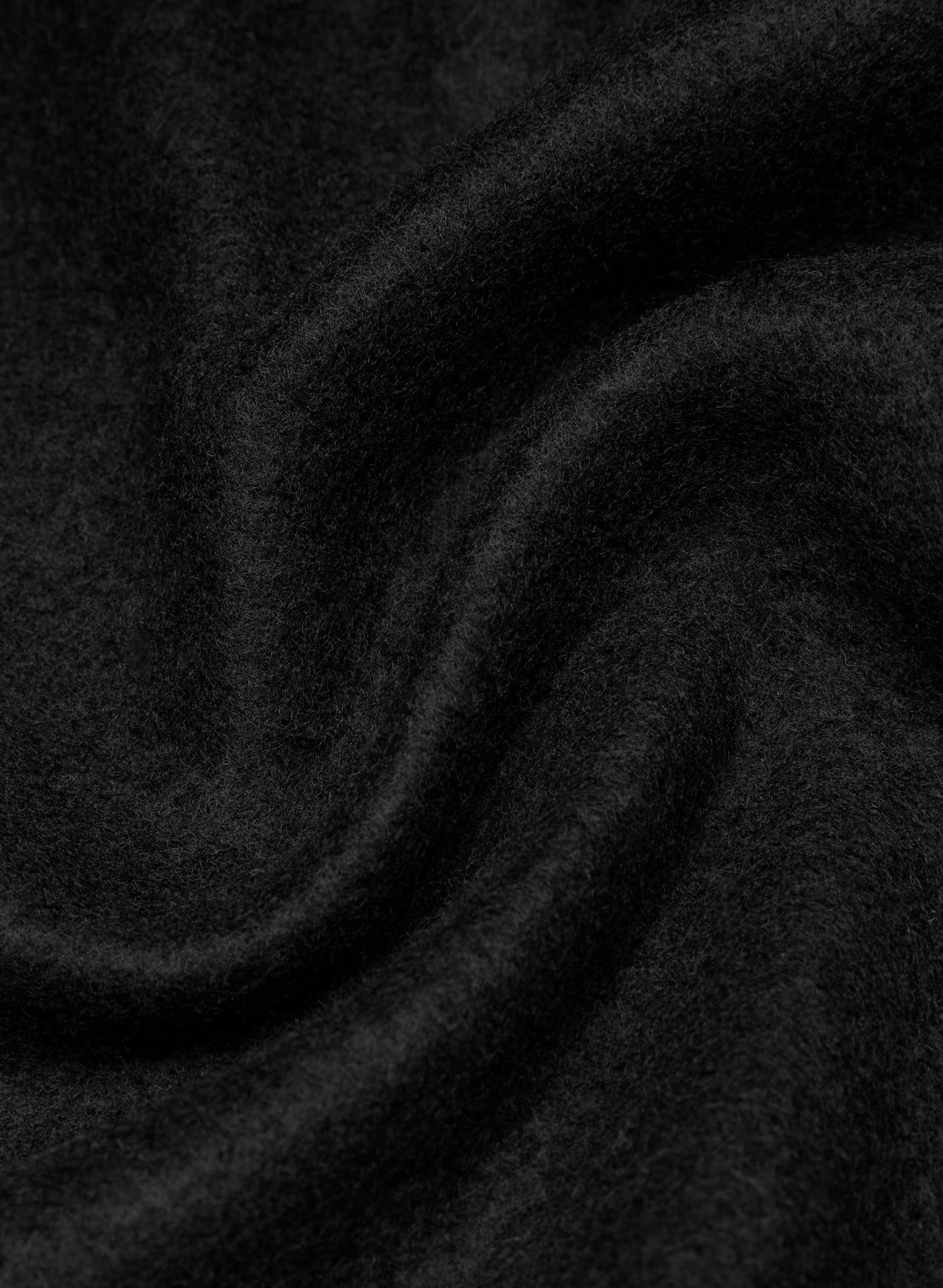 Cozy Sweatfleece Perfect Hoodie - BLACK/LIGHT BIRCH