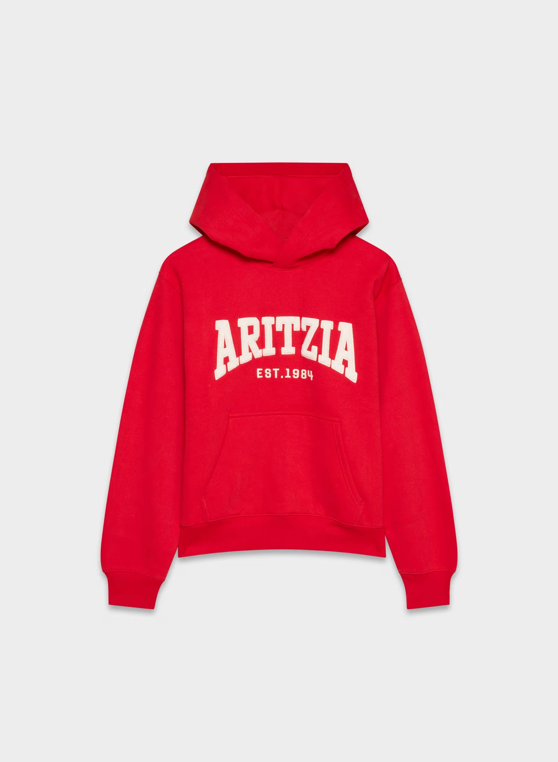 Cozy Sweatfleece Perfect Hoodie - FLSHNG RD /LGHT BRCH