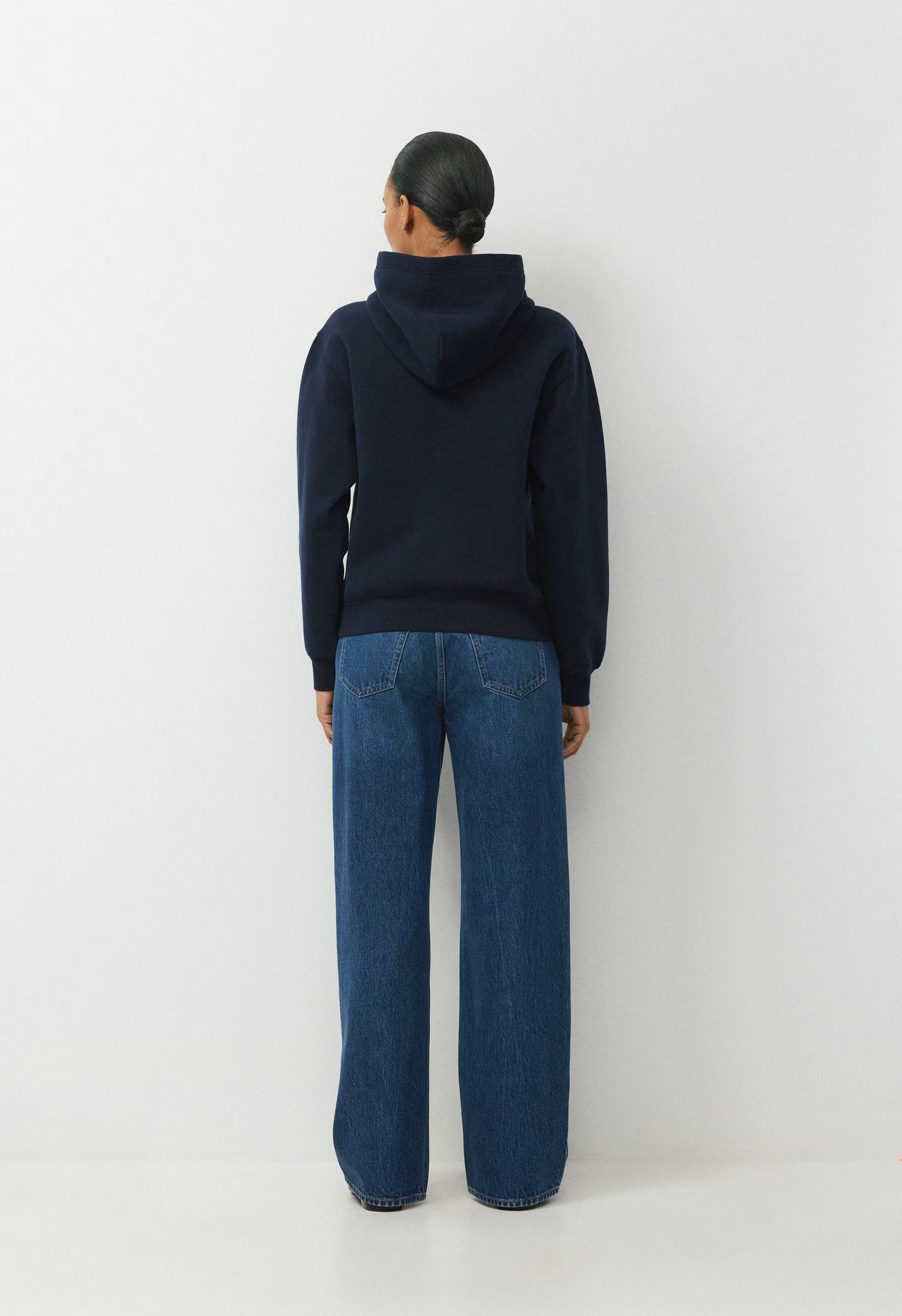 Cozy Sweatfleece Perfect Hoodie - ADMIRAL NVY/LT BIRCH