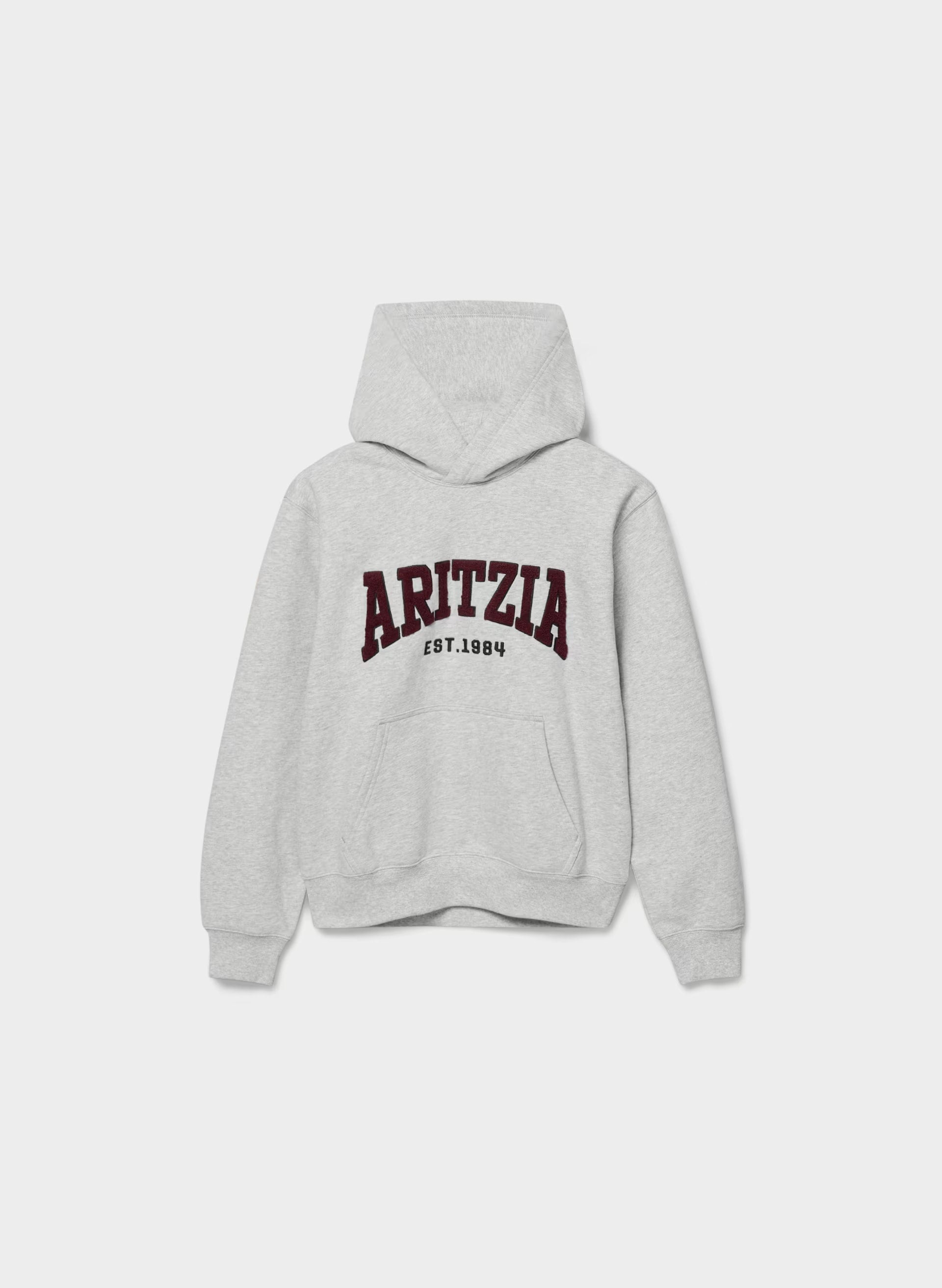 Cozy Sweatfleece Perfect Hoodie - HTHR CHRM/ GL PLUM