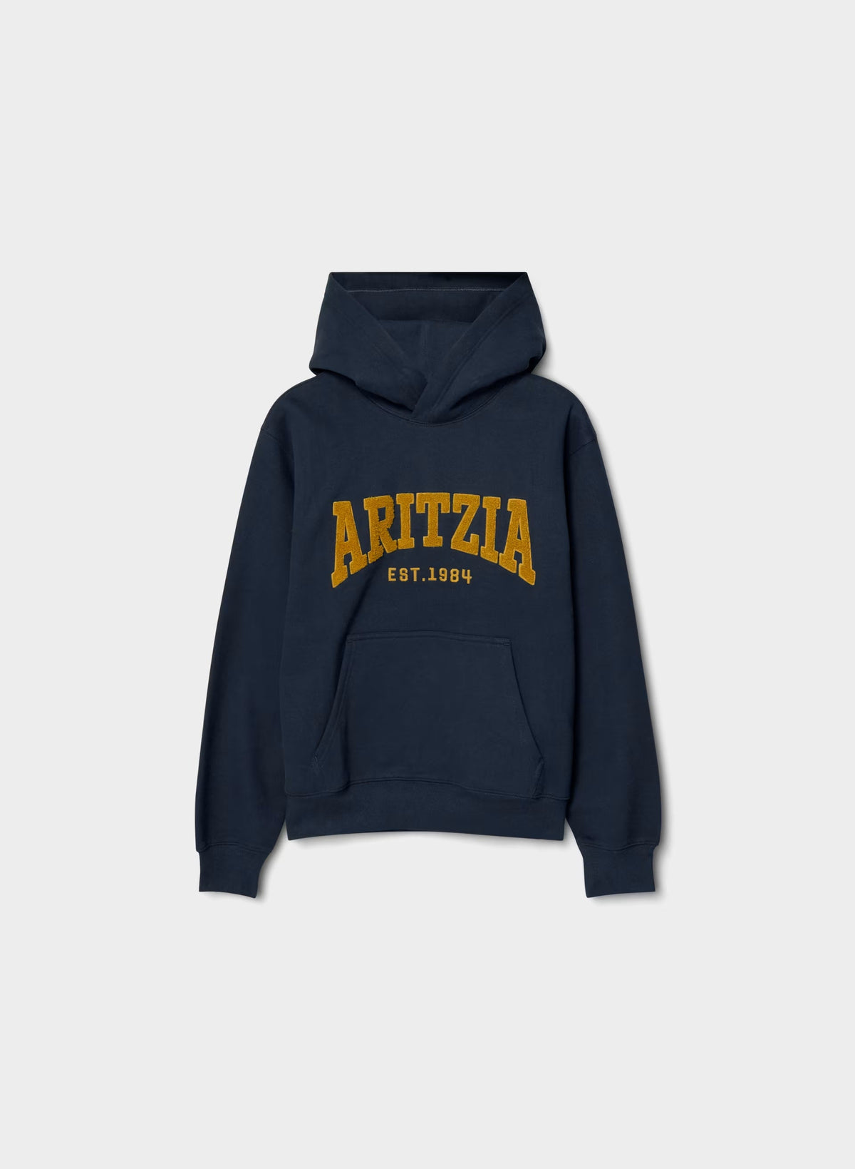 Cozy Sweatfleece Perfect Hoodie - ADMRL NAVY/CIR GOLD