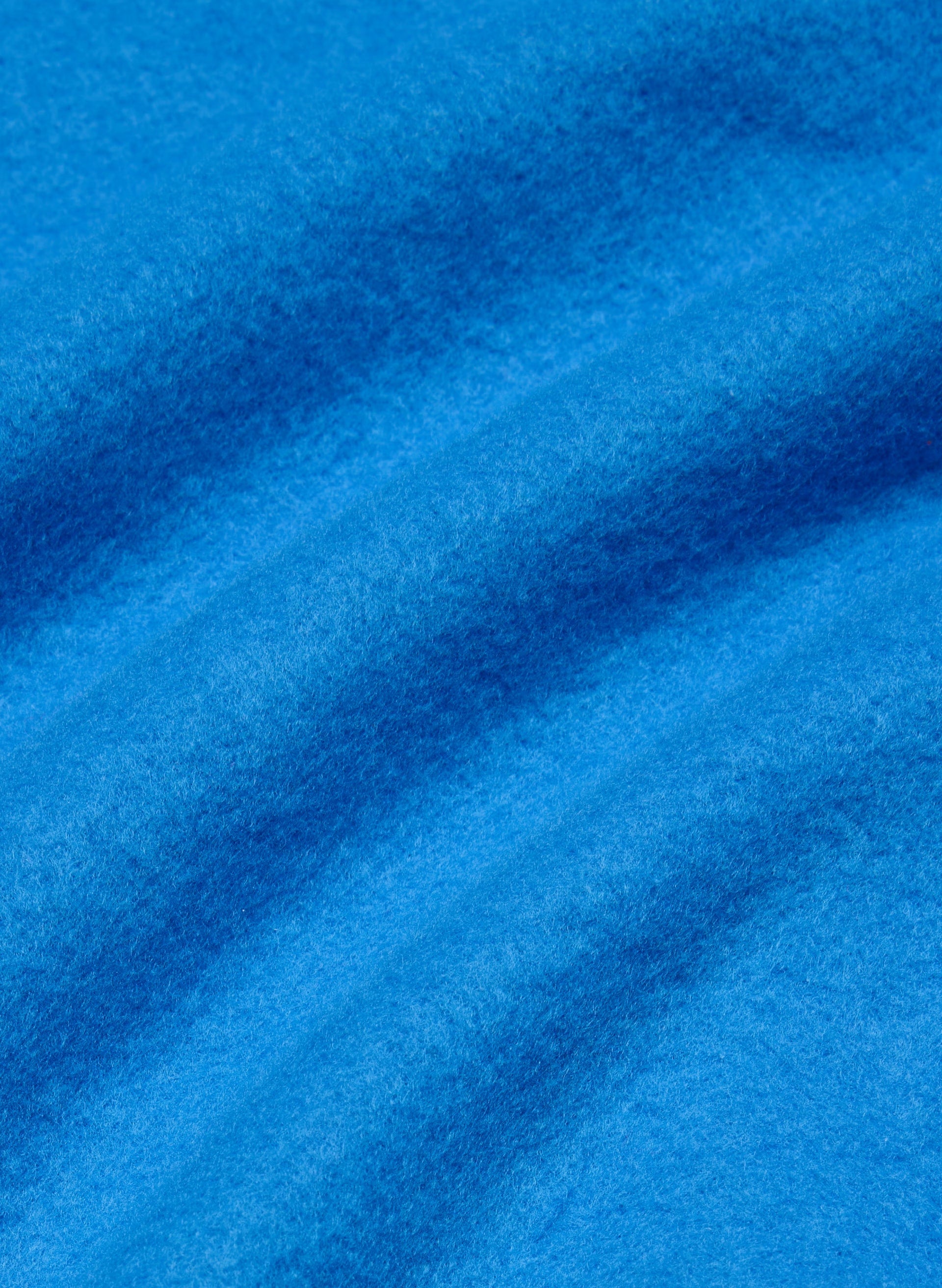Cozy Sweatfleece Perfect Hoodie - LAZULI BLUE/LT BIRCH