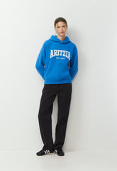 Cozy Sweatfleece Perfect Hoodie - LAZULI BLUE/LT BIRCH