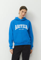 Cozy Sweatfleece Perfect Hoodie - LAZULI BLUE/LT BIRCH
