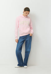 Cozy Sweatfleece Perfect Hoodie - MAGNOLIA/LIGHT BIRCH