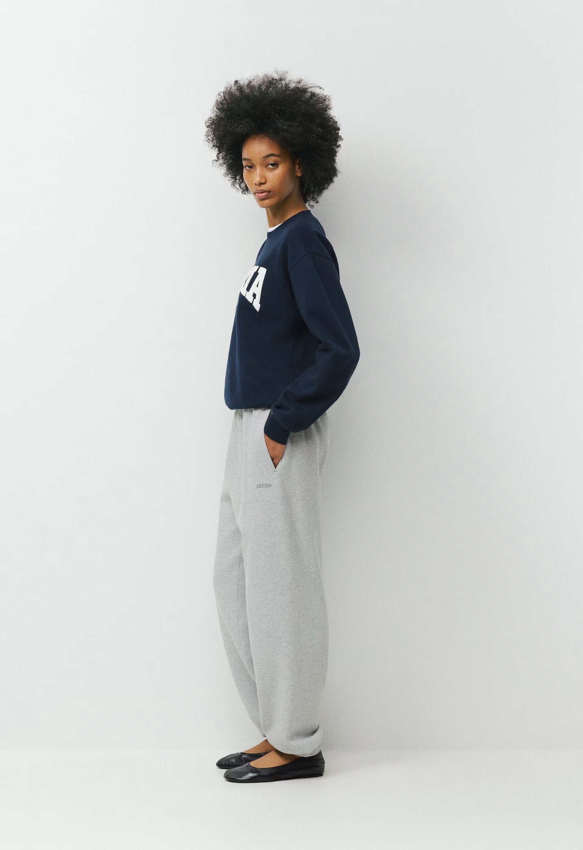 Cozy Sweatfleece Perfect Crew Sweatshirt - SMAC BURGUNDY/LT BIRCH