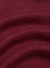 Cozy Sweatfleece Perfect Crew Sweatshirt - SMAC BURGUNDY/LT BIRCH