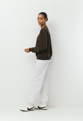 Cozy Sweatfleece Perfect Crew Sweatshirt - CC N BROWN/CC NB BROWN