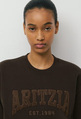 Cozy Sweatfleece Perfect Crew Sweatshirt - CC N BROWN/CC NB BROWN