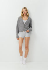 Perry Cardigan - HEATHER DARK GREY