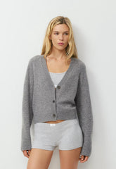 Perry Cardigan - HEATHER DARK GREY