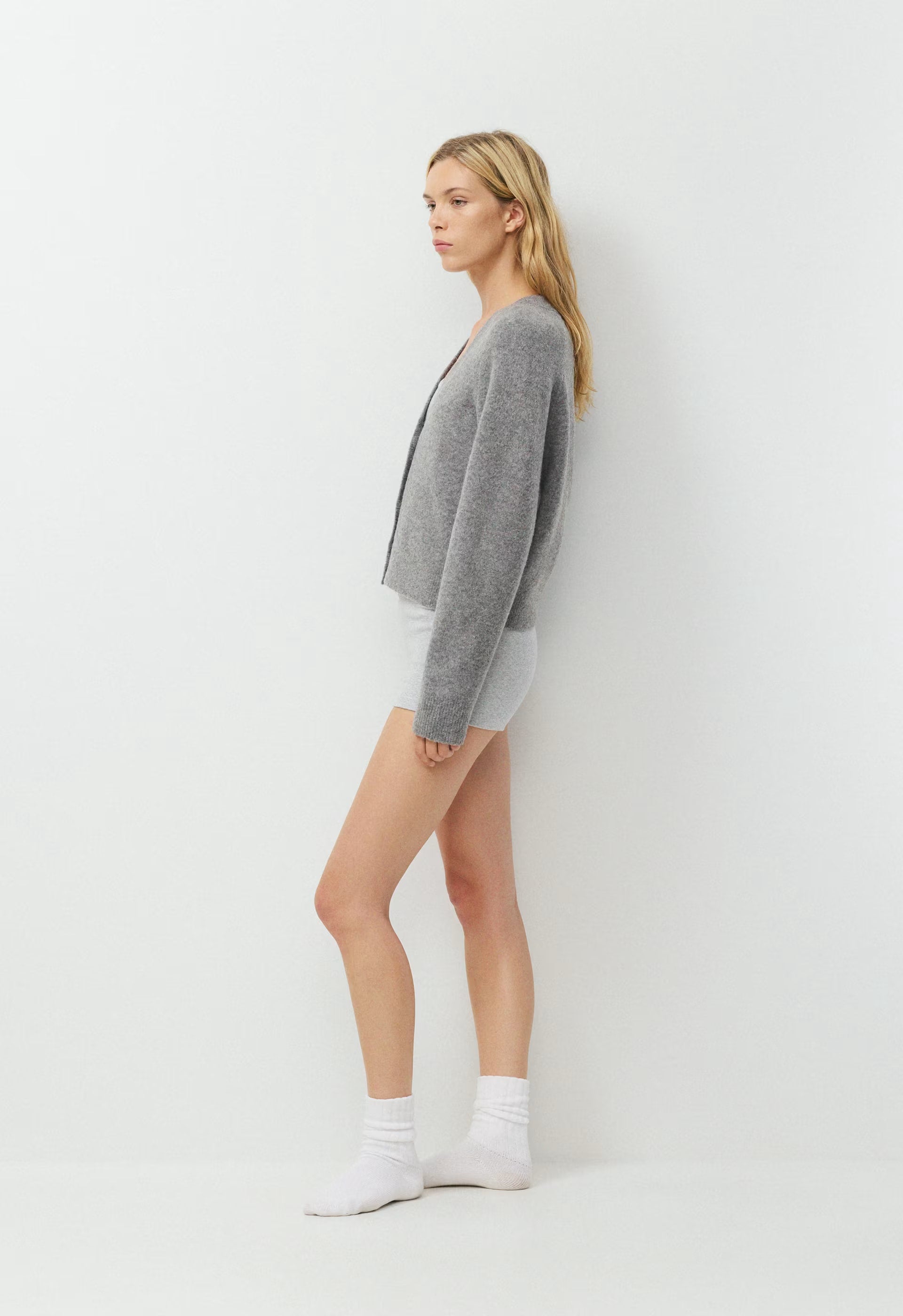 Perry Cardigan - HEATHER DARK GREY