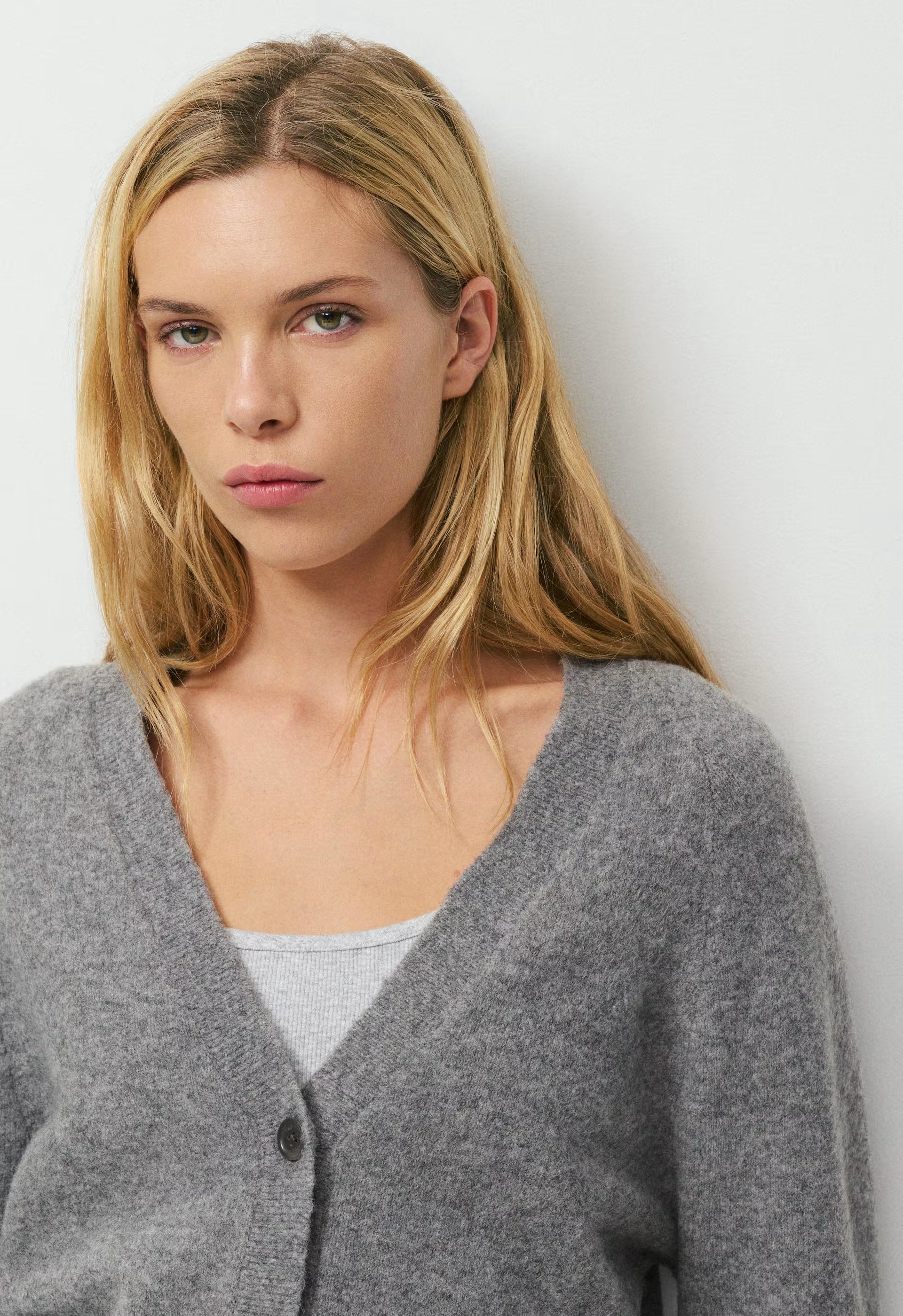 Perry Cardigan - HEATHER DARK GREY