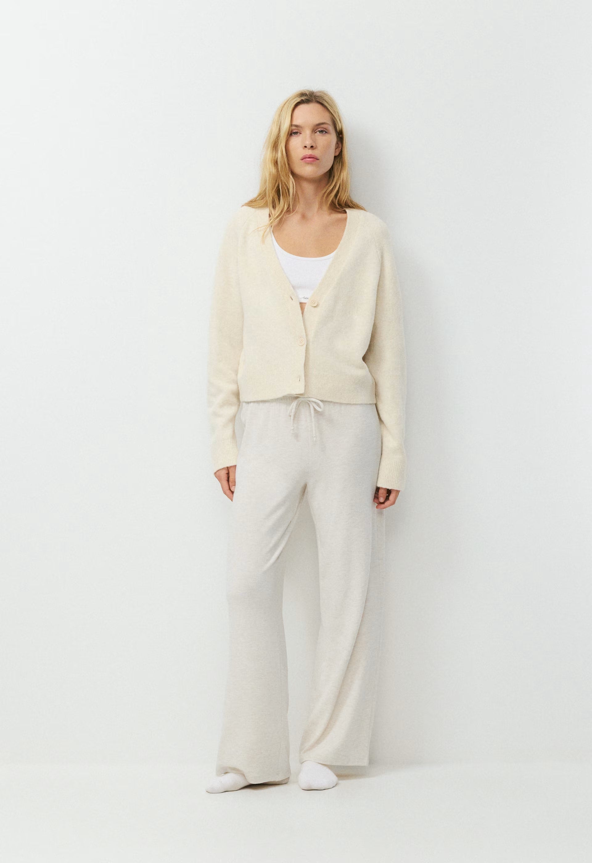 Perry Cardigan - HEATHER BIRCH