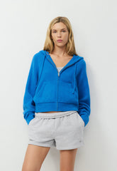 Peyton Zip Hoodie - LAZULI BLUE