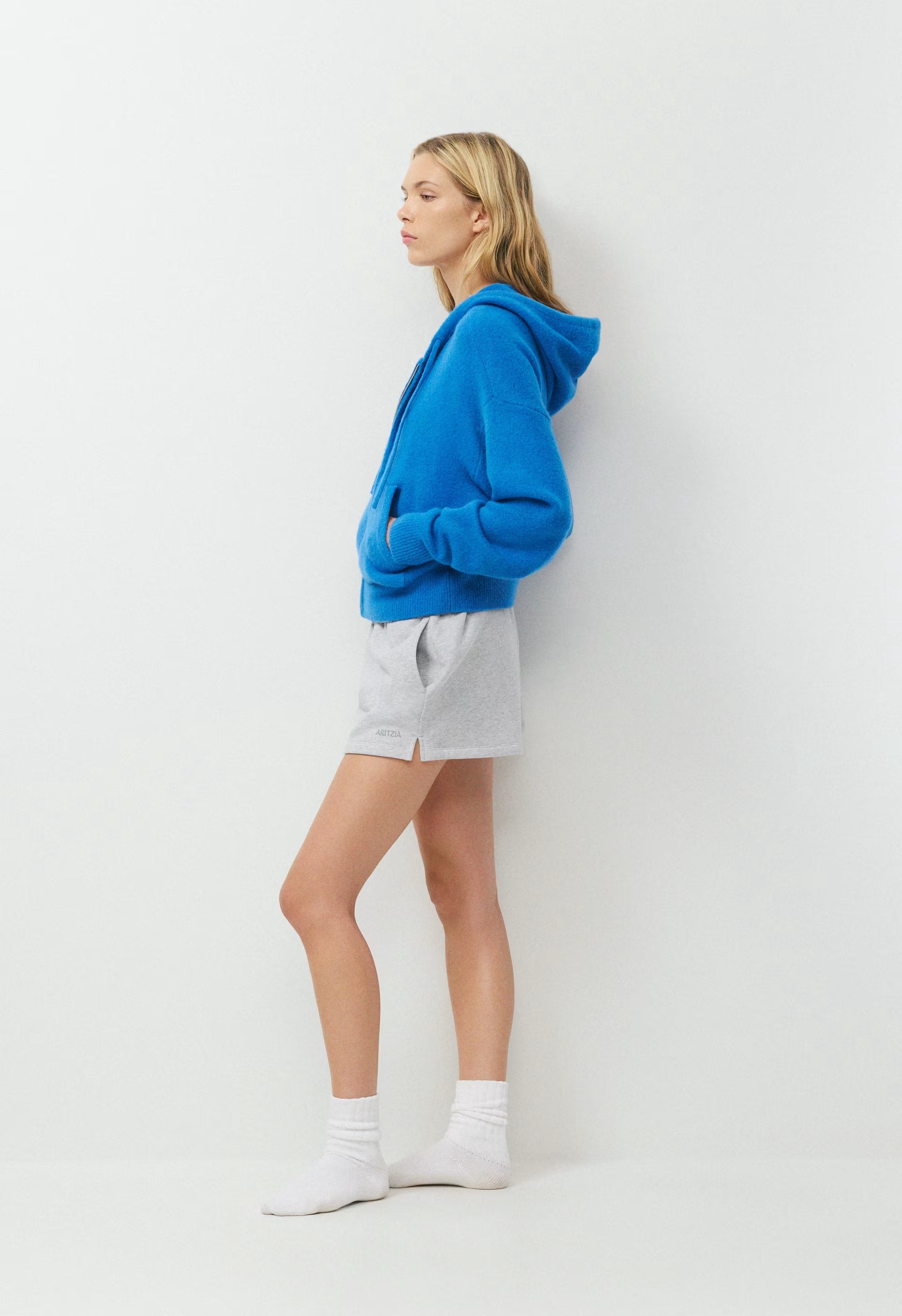 Peyton Zip Hoodie - LAZULI BLUE