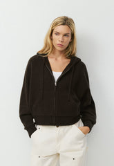 Peyton Zip Hoodie - CACAO NIB BROWN
