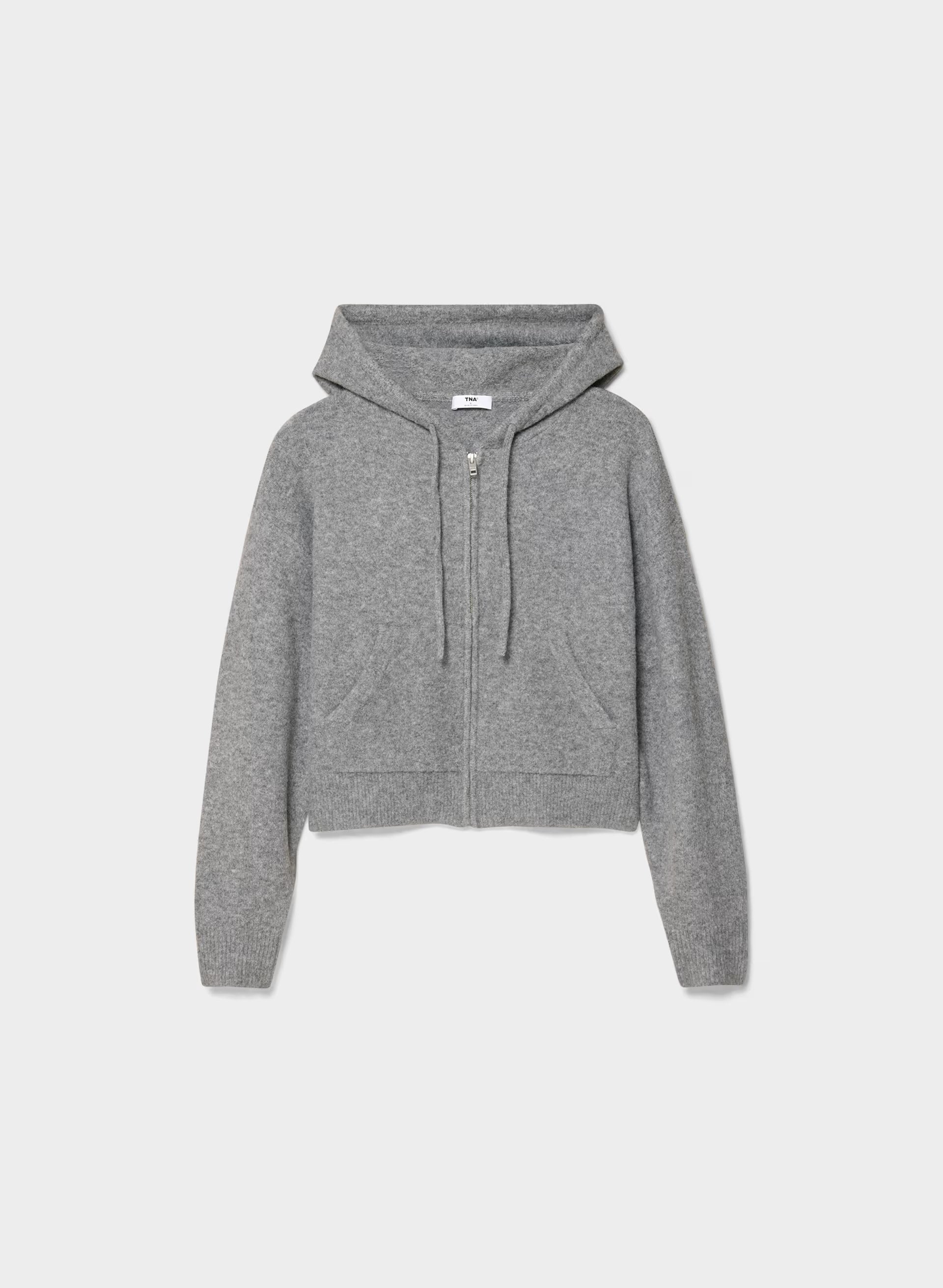 Peyton Zip Hoodie - HEATHER DARK GREY