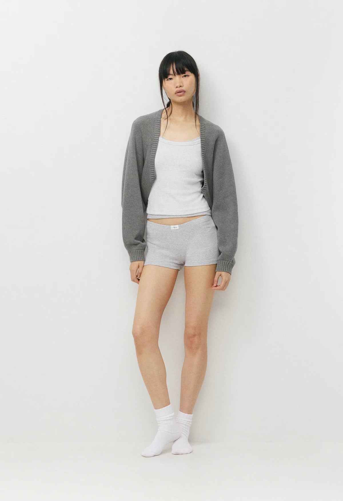Gramercy Shrug - HEATHER DARK GREY