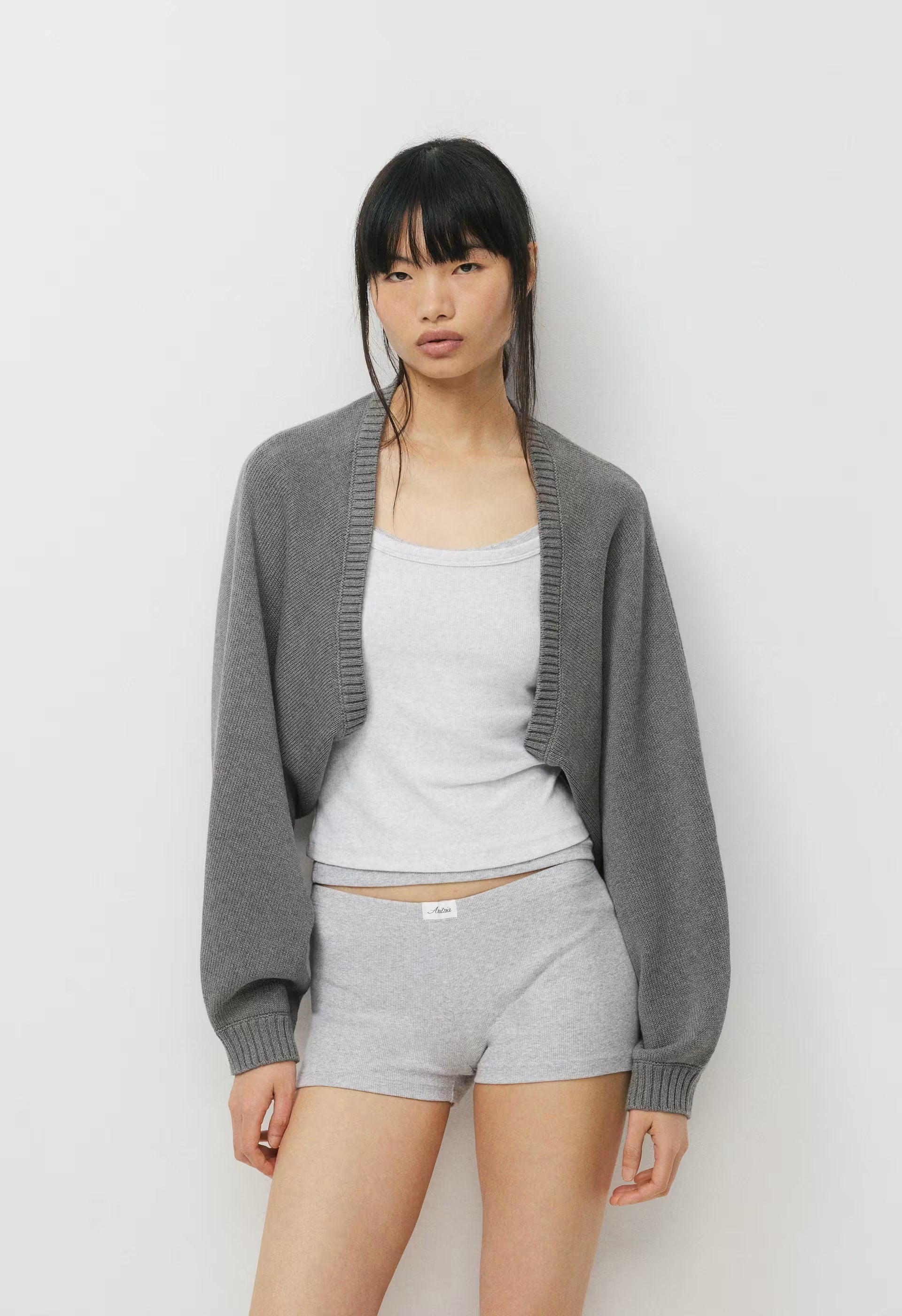 Gramercy Shrug - HEATHER DARK GREY