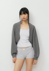 Gramercy Shrug - HEATHER DARK GREY