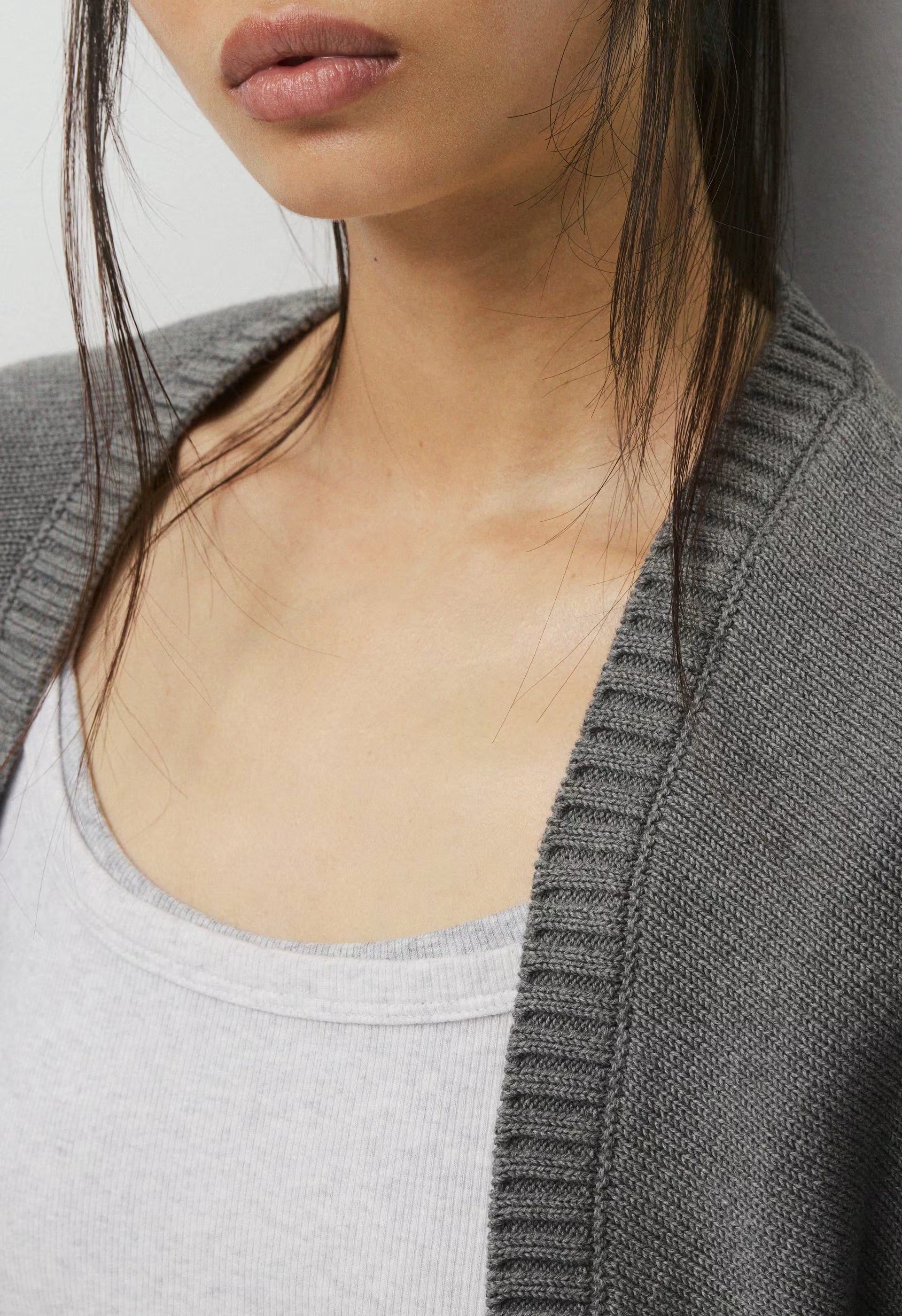 Gramercy Shrug - HEATHER DARK GREY