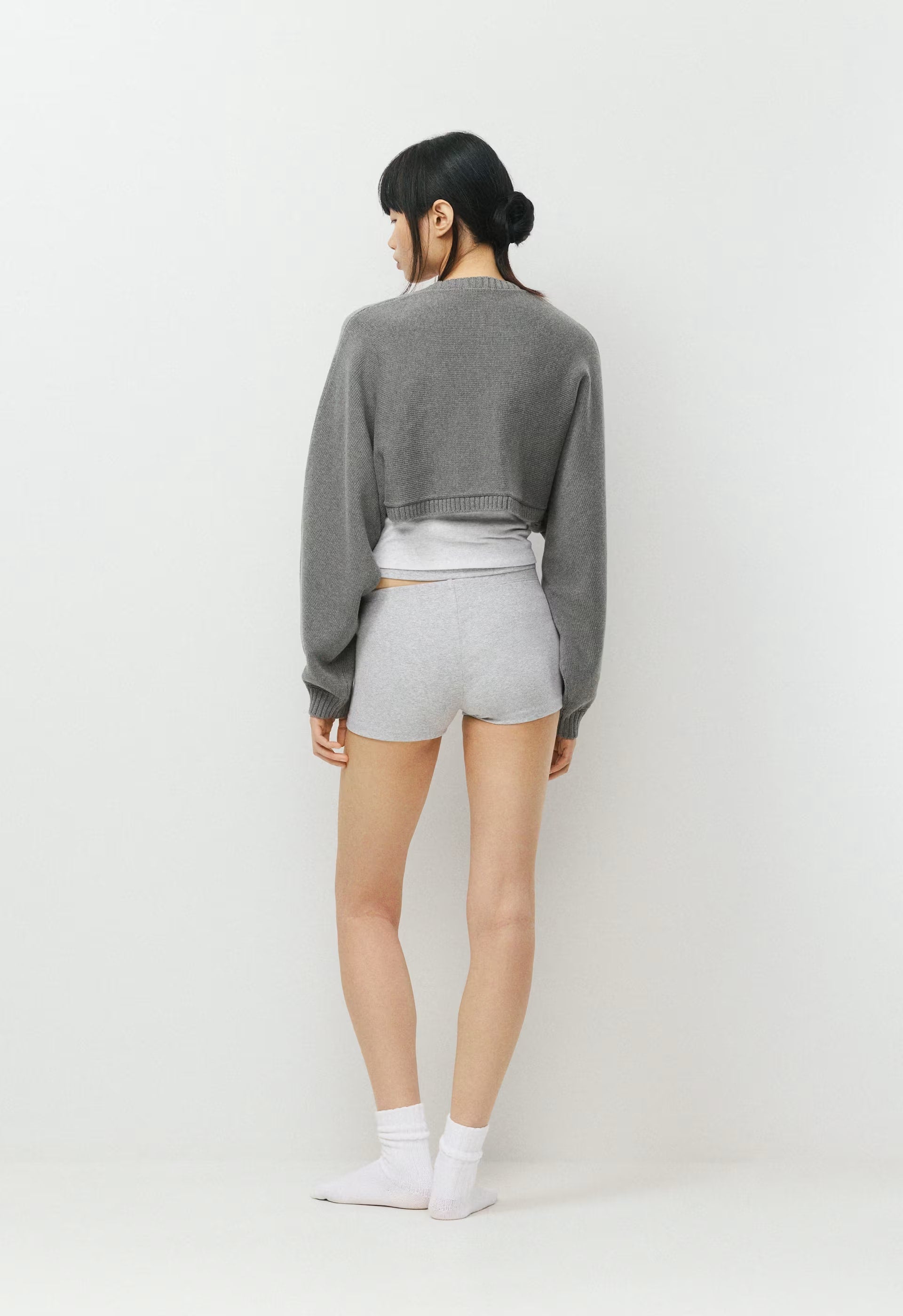 Gramercy Shrug - HEATHER DARK GREY
