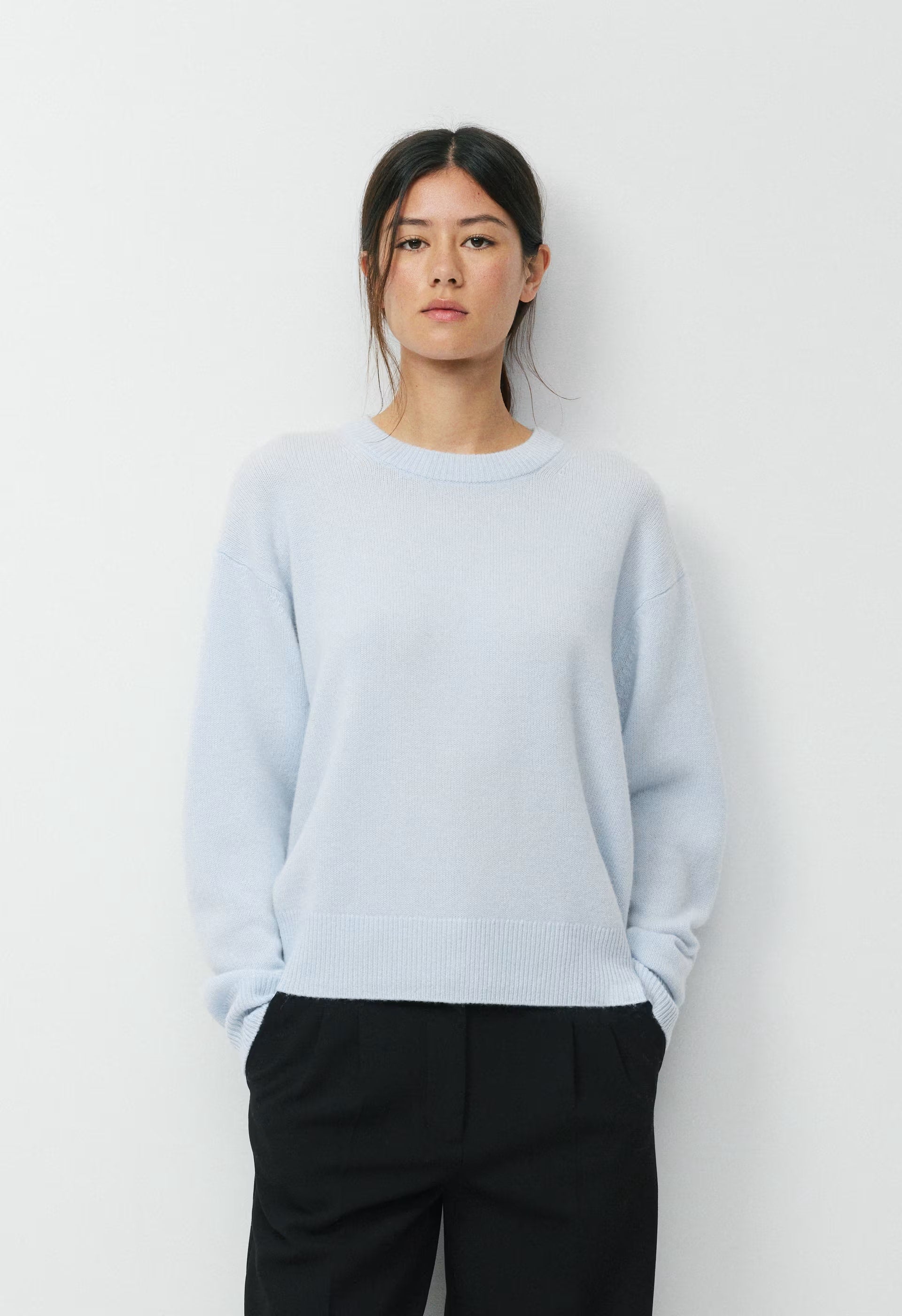 Essential Cashmere Relic Sweater - HEATHER CHARCOAL