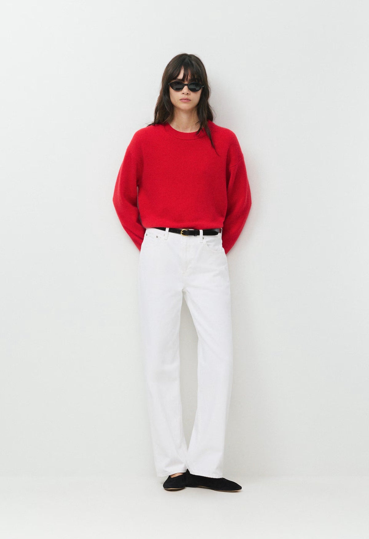 Essential Cashmere Relic Sweater - FLASHING RED