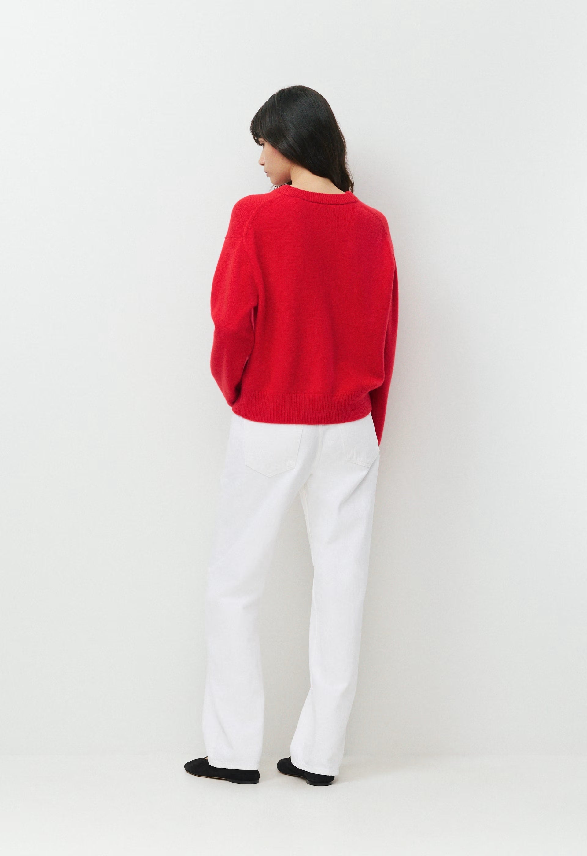 Essential Cashmere Relic Sweater - FLASHING RED