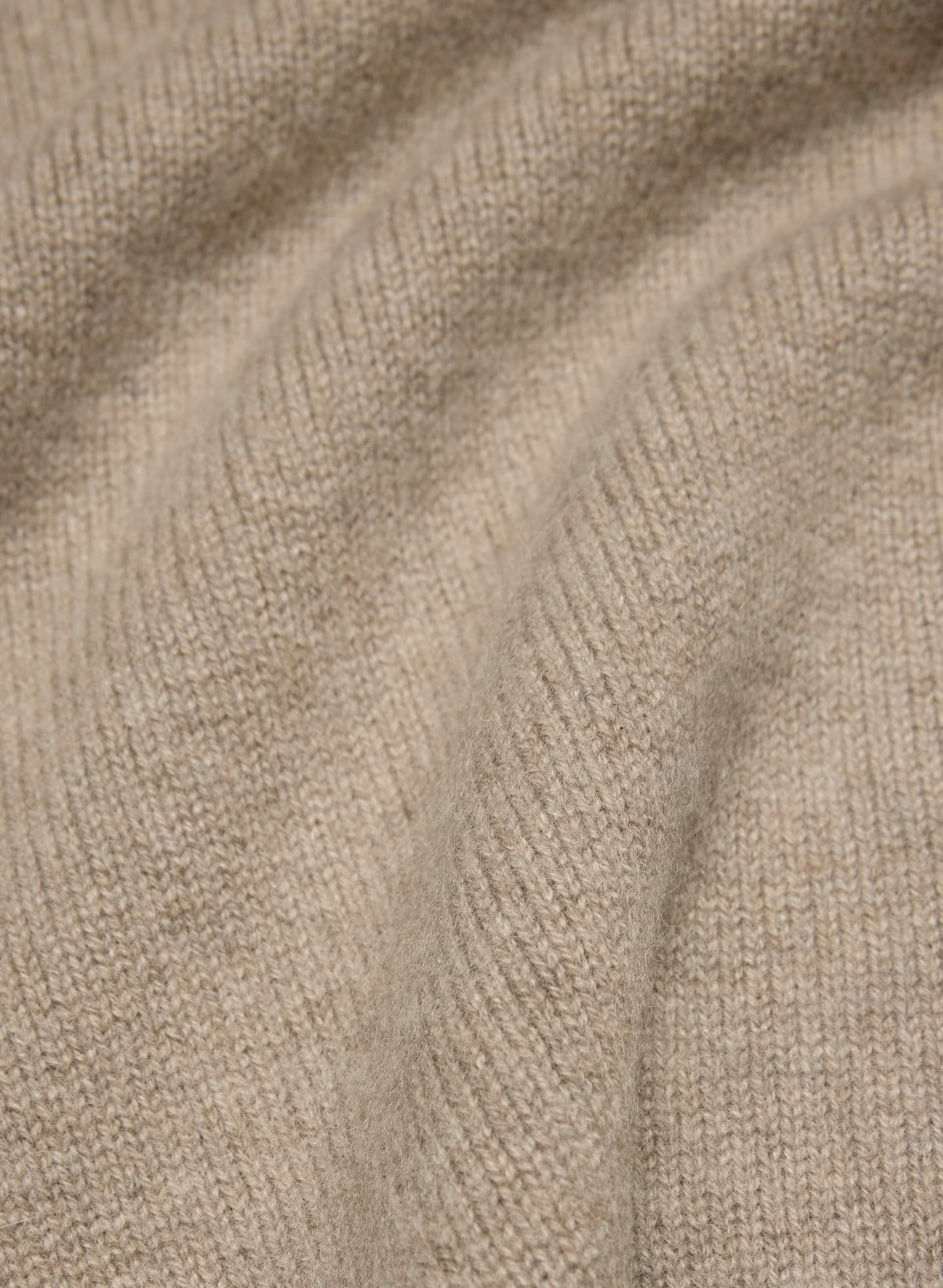 Essential Cashmere Relic Sweater - HEATHER NOMAD TAUPE