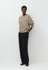 Essential Cashmere Relic Sweater - HEATHER NOMAD TAUPE
