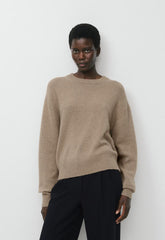 Essential Cashmere Relic Sweater - HEATHER NOMAD TAUPE
