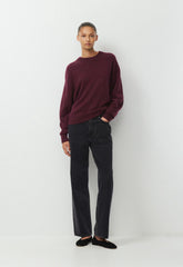 Essential Cashmere Relic Sweater - GALA PLUM