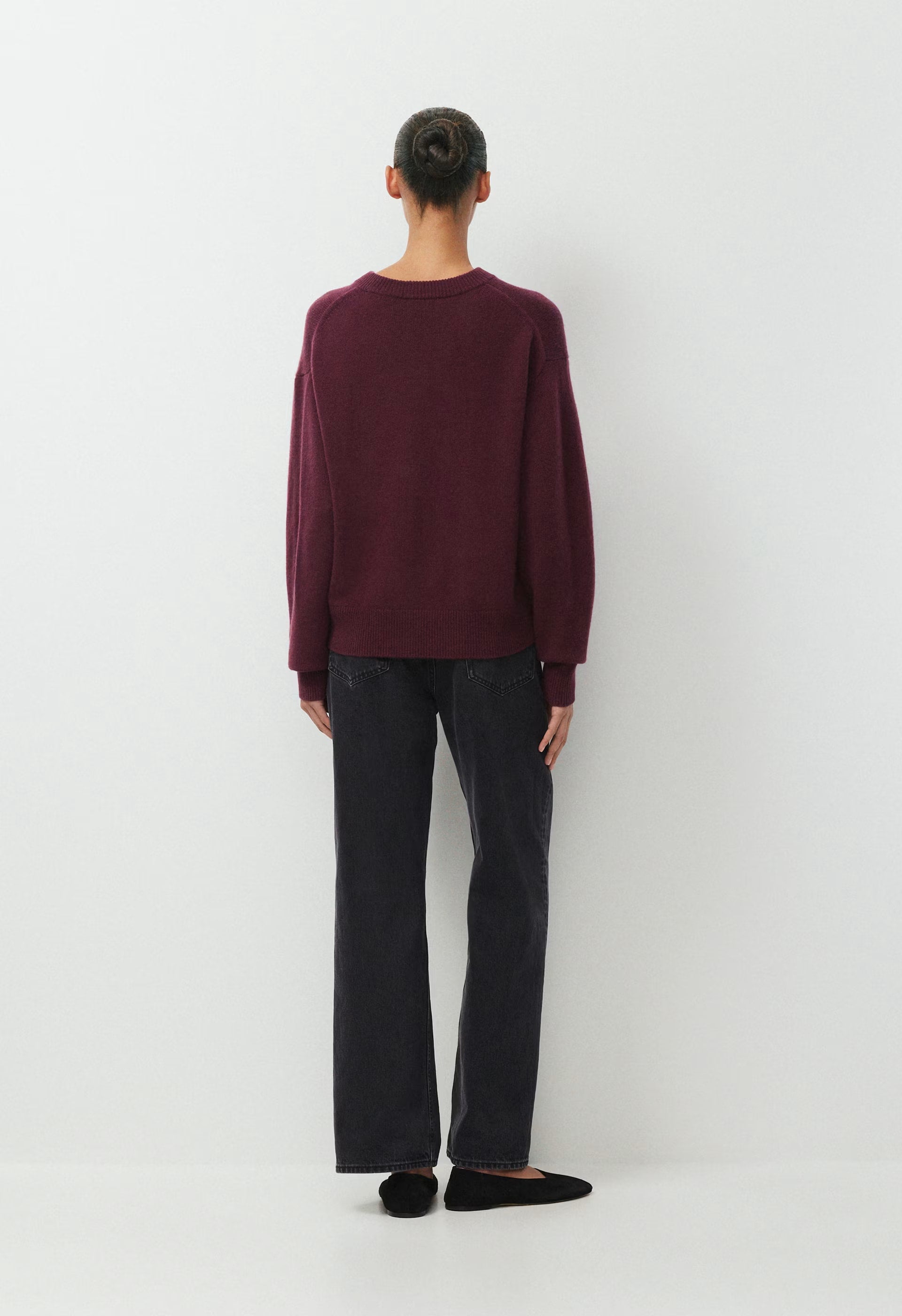 Essential Cashmere Relic Sweater - GALA PLUM
