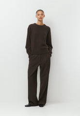 Essential Cashmere Relic Sweater - CACAO NIB BROWN