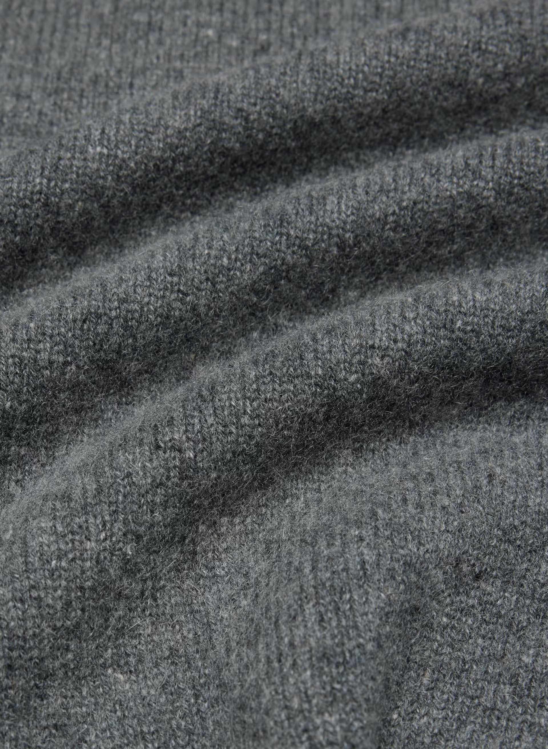 Essential Cashmere Nuance Sweater - SPECKLED CHARCOAL