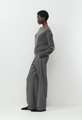 Essential Cashmere Nuance Sweater - SPECKLED CHARCOAL