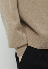 Essential Cashmere Nuance Sweater - HEATHER NOMAD TAUPE