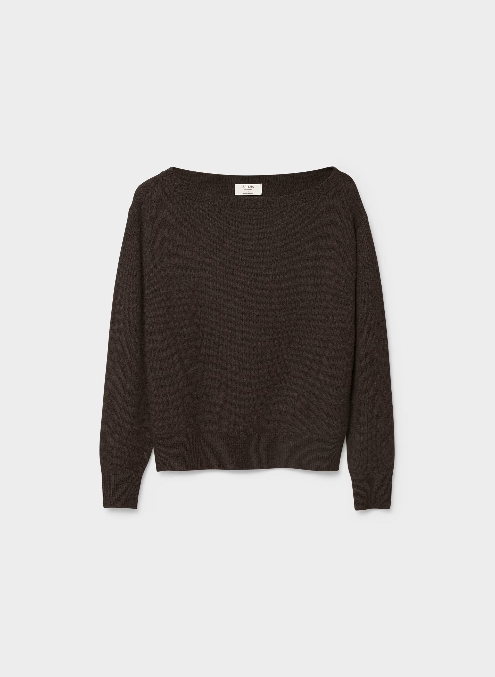 Essential Cashmere Nuance Sweater - CACAO NIB BROWN