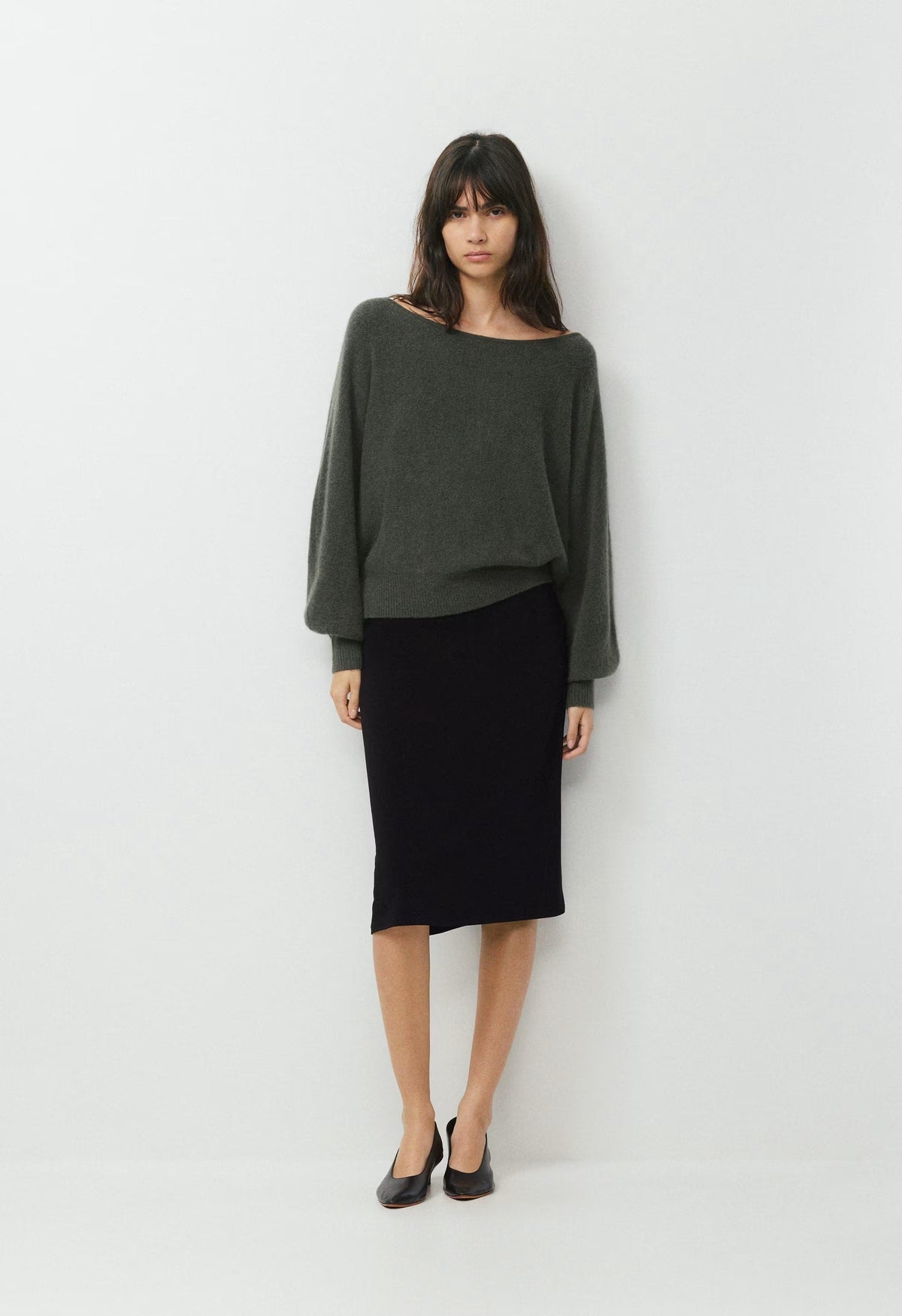 SoftSpoke™ Rhoda Sweater - FLINT GREEN