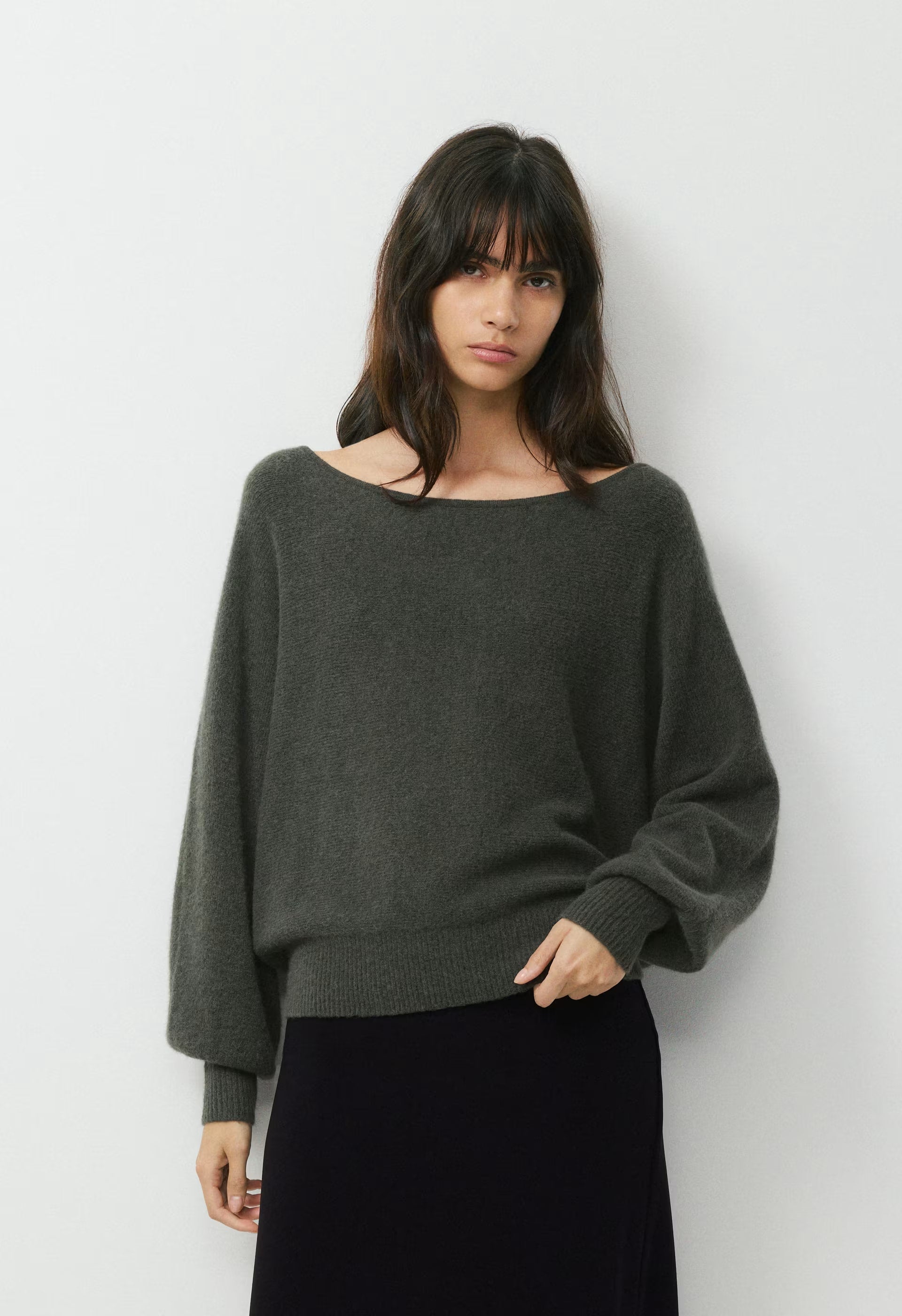 SoftSpoke™ Rhoda Sweater - FLINT GREEN