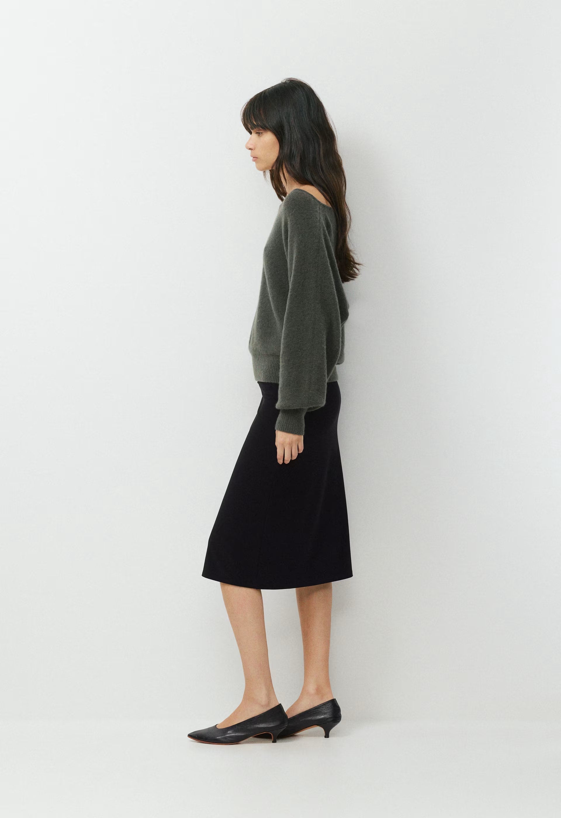 SoftSpoke™ Rhoda Sweater - FLINT GREEN