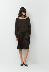 SoftSpoke™ Rhoda Sweater - CACAO NIB BROWN