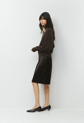 SoftSpoke™ Rhoda Sweater - CACAO NIB BROWN