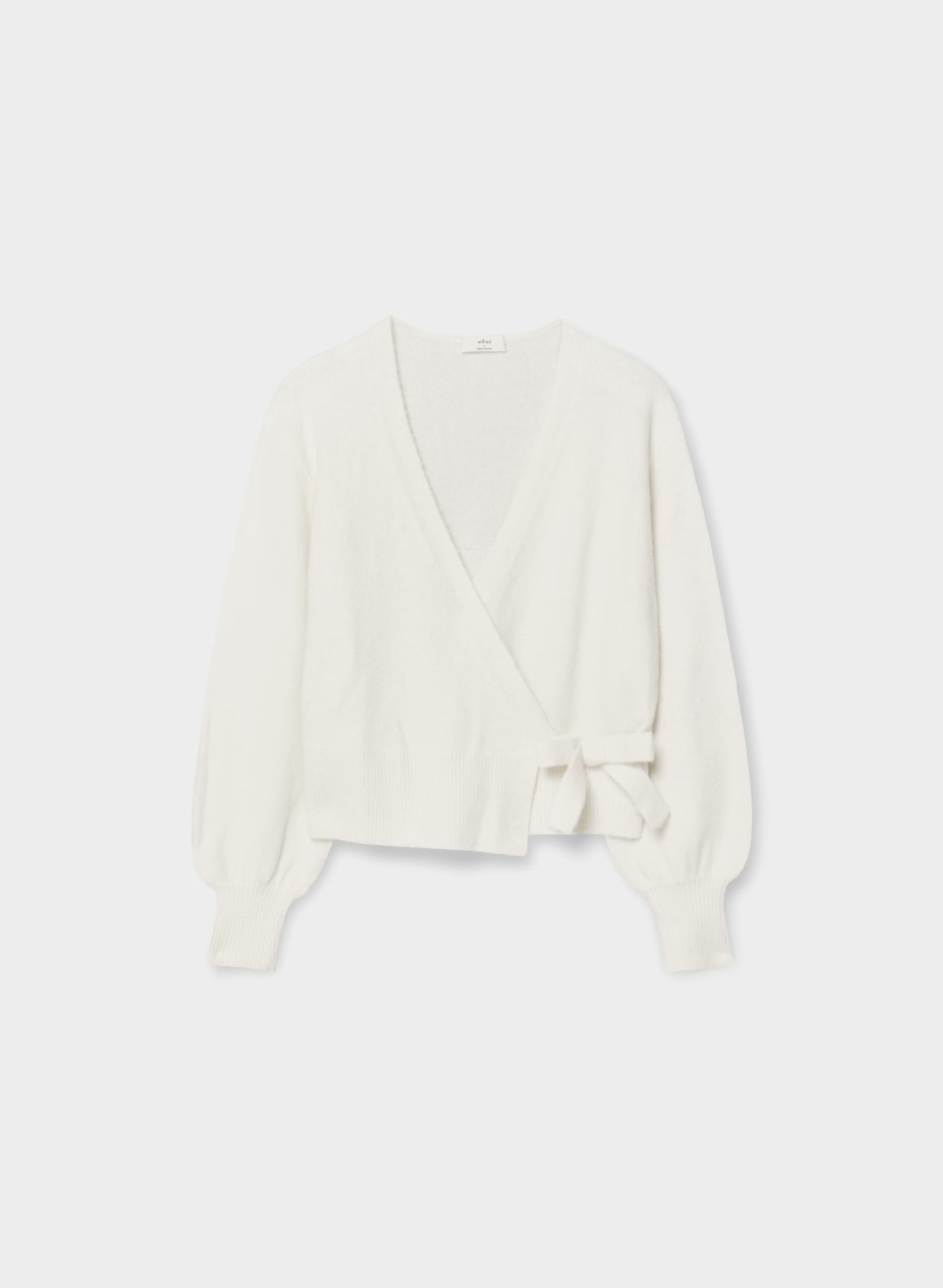 SoftSpoke™ Cassidy Wrap Sweater - LIGHT BIRCH