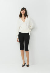 SoftSpoke™ Cassidy Wrap Sweater - LIGHT BIRCH