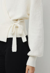 SoftSpoke™ Cassidy Wrap Sweater - LIGHT BIRCH