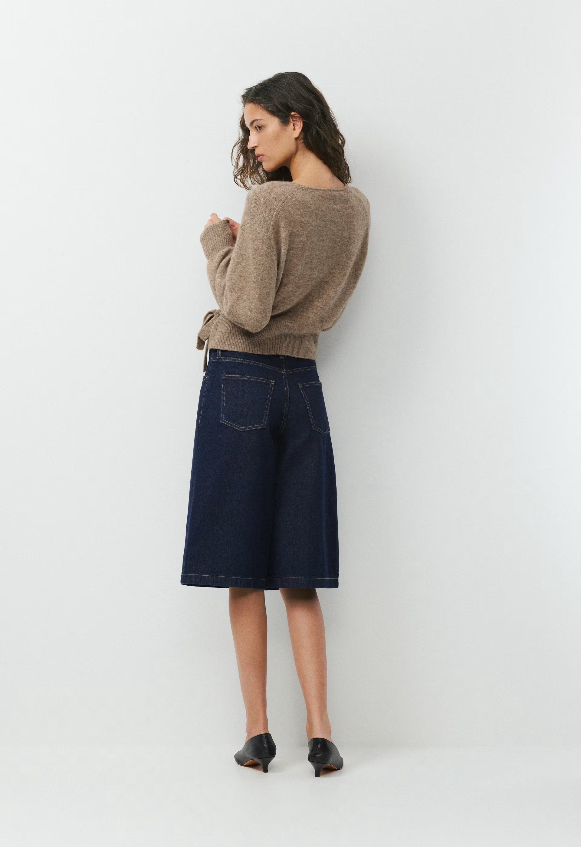 SoftSpoke™ Cassidy Wrap Sweater - HEATHER NOMAD TAUPE